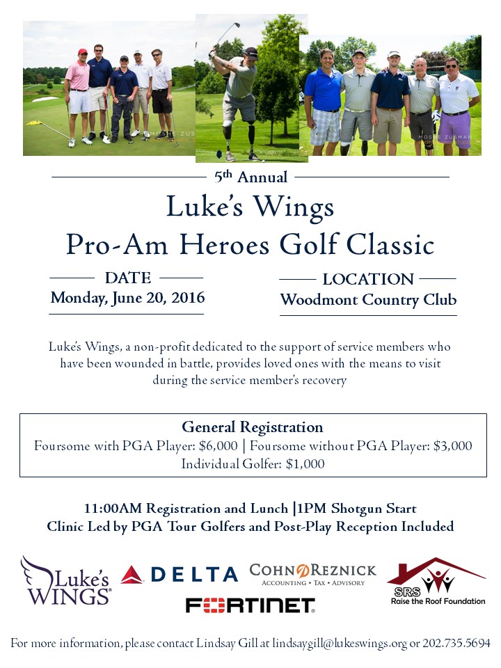 Luke's Wings Venture Construction Group Pro-Am Golf Tournament 